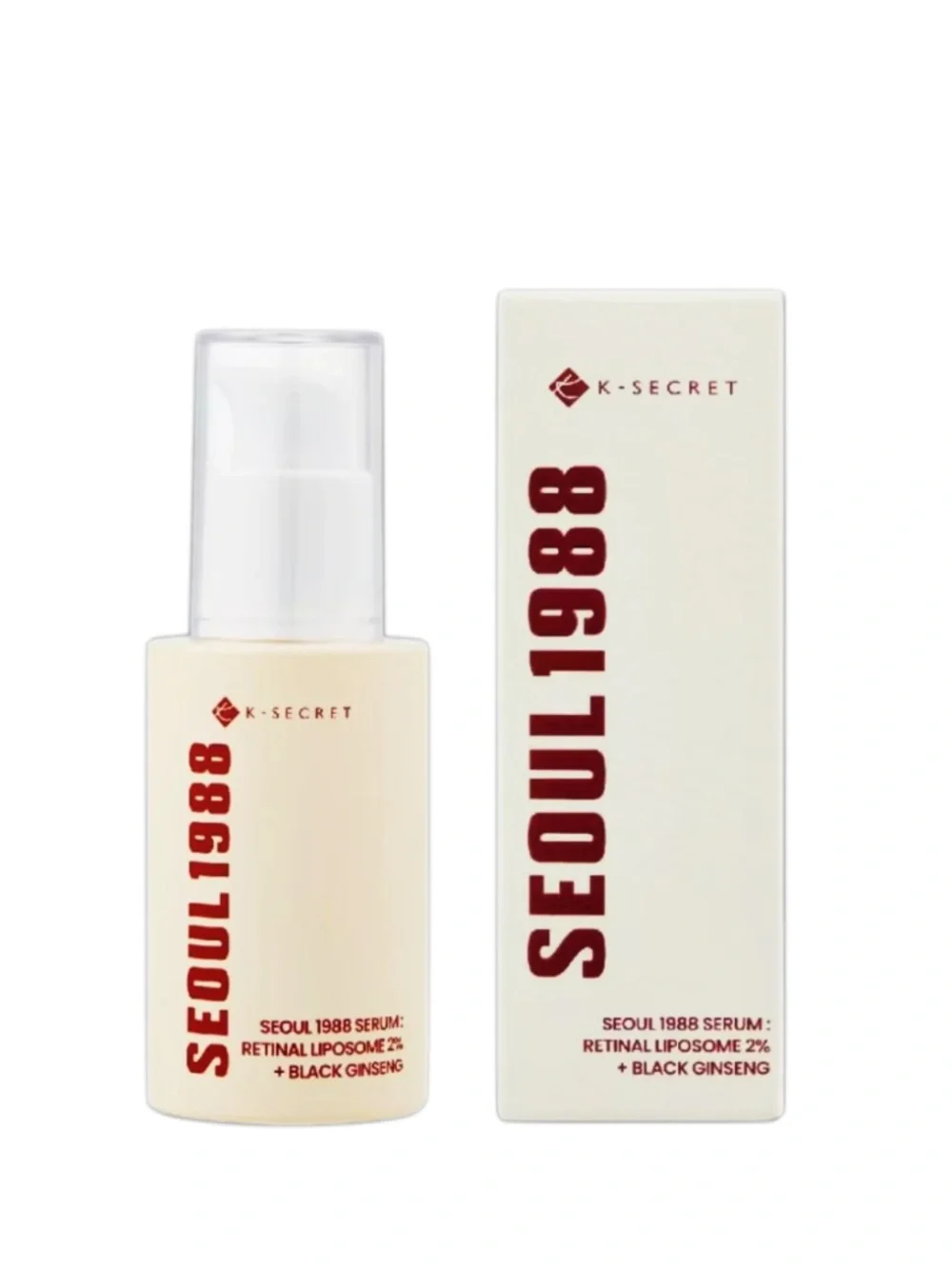 KSECRET SEOUL 1988 Serum: Retinal Liposome 2% + Black Ginseng (1.01 oz)